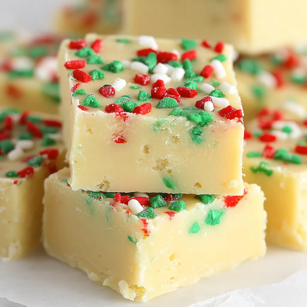 Christmas Sugar Cookie Fudge