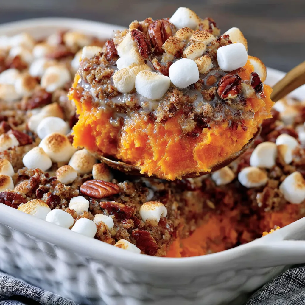 Pecan Southern Sweet Potato Casserole