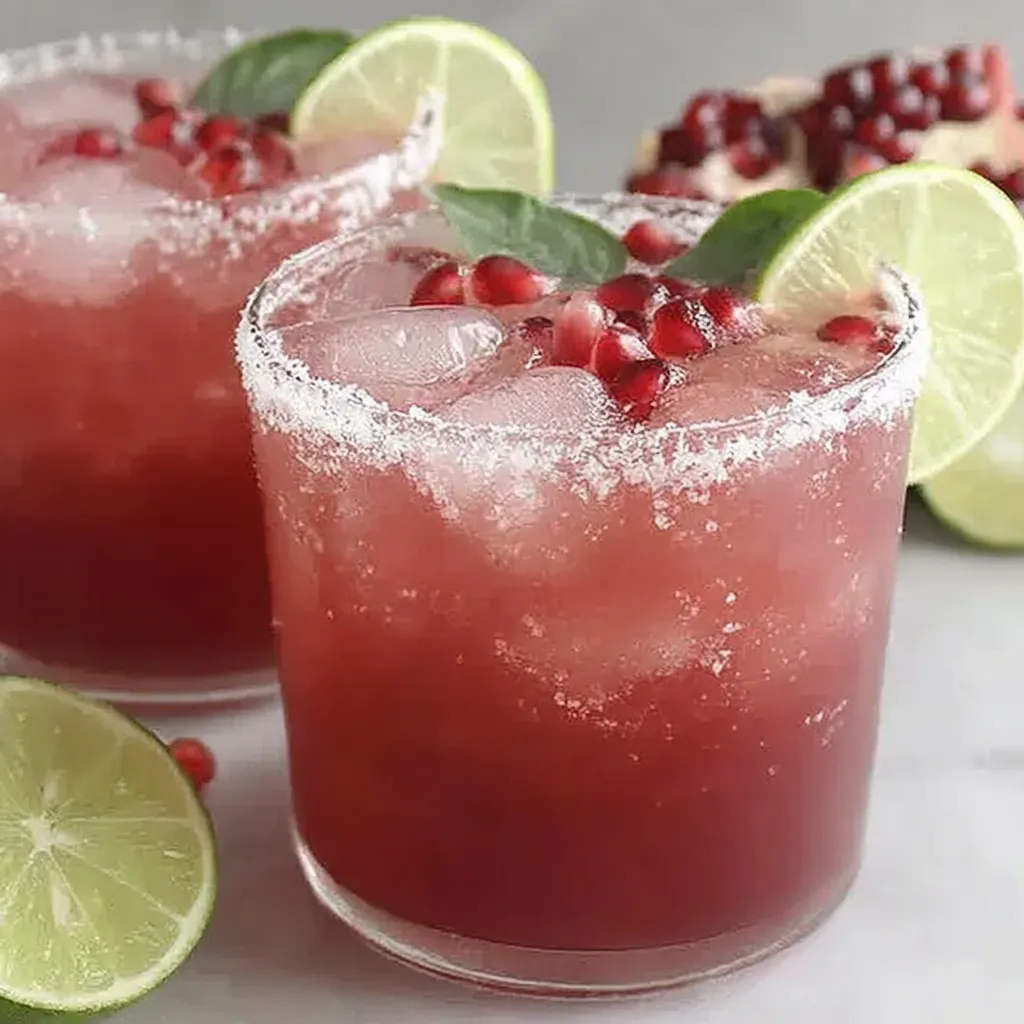 Tangy Pomegranate Margarita Mocktail