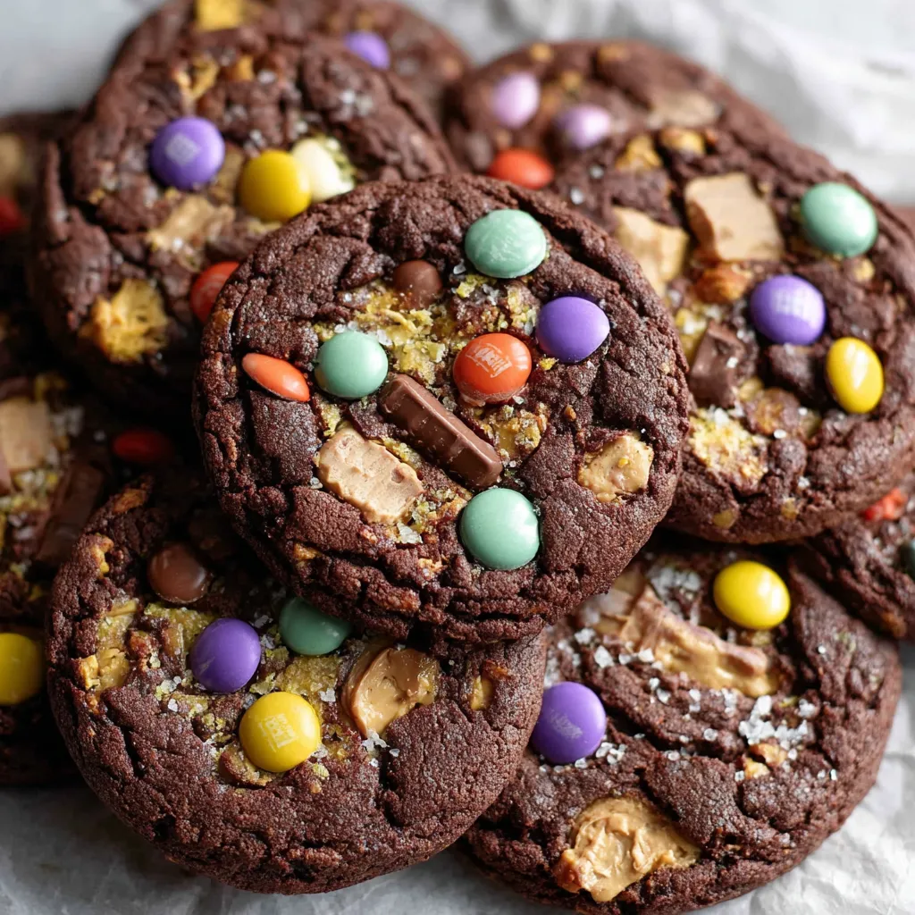Chocolate Monster Cookies