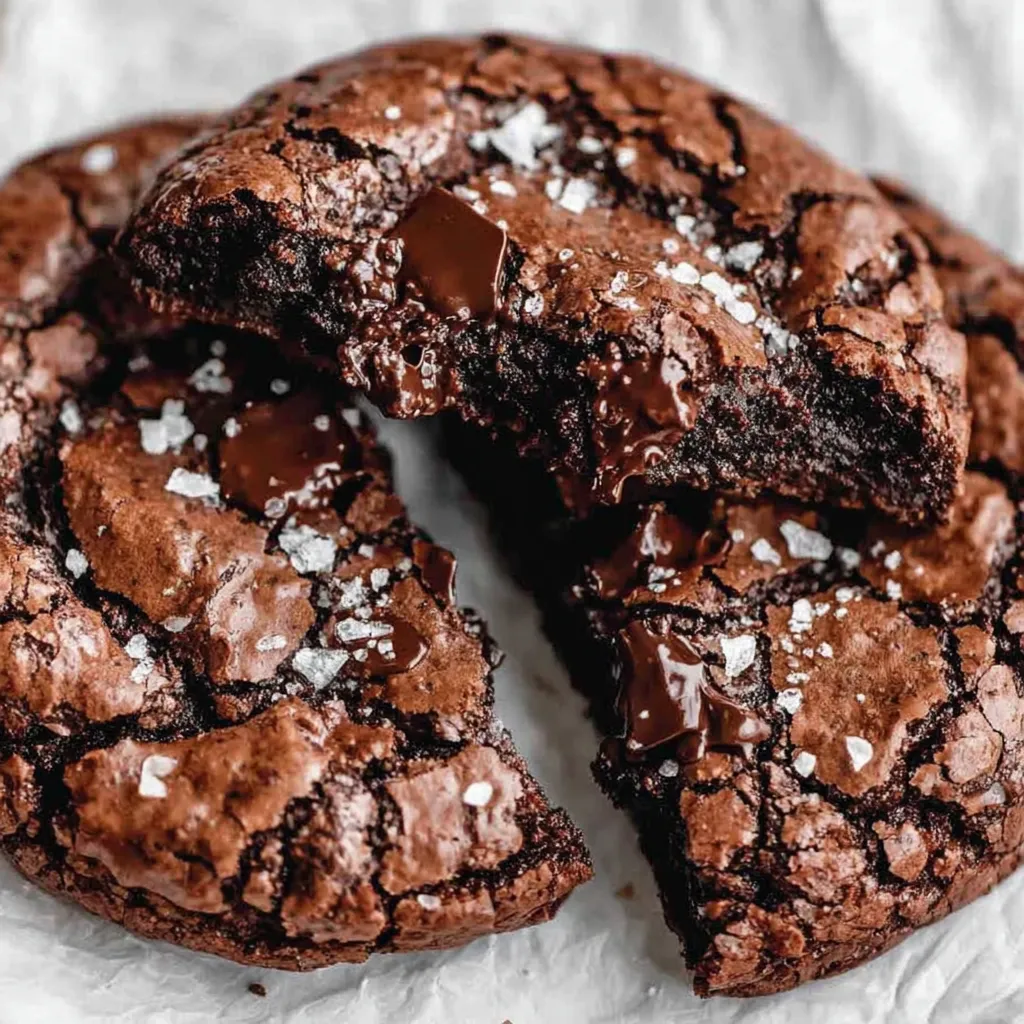 Fudgy Chewy Browkies (Brookies)