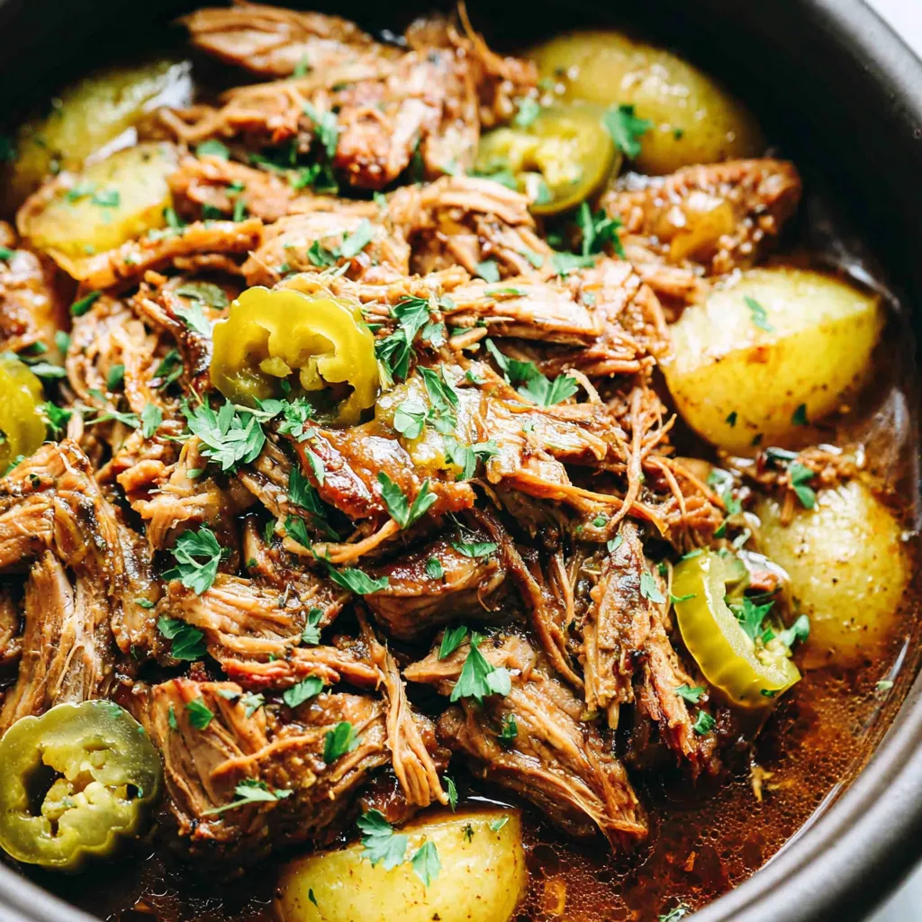 Slow Cooker Mississippi Pork Roast