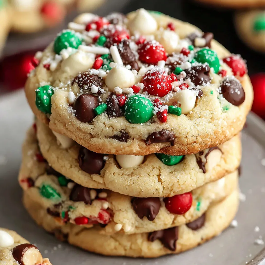 Winter Wonderland Chocolate Chip Christmas Cookies