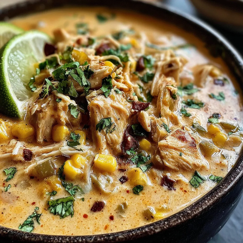 White Chicken Chili with Cream Cheese