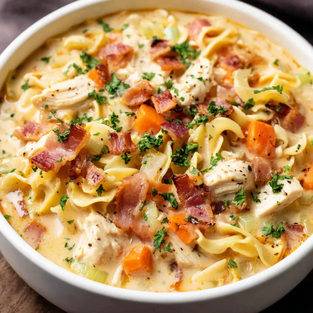 Crack Chicken Noodle Soup
