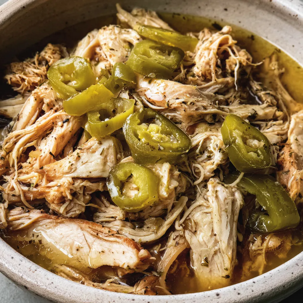 Slow Cooker Mississippi Chicken