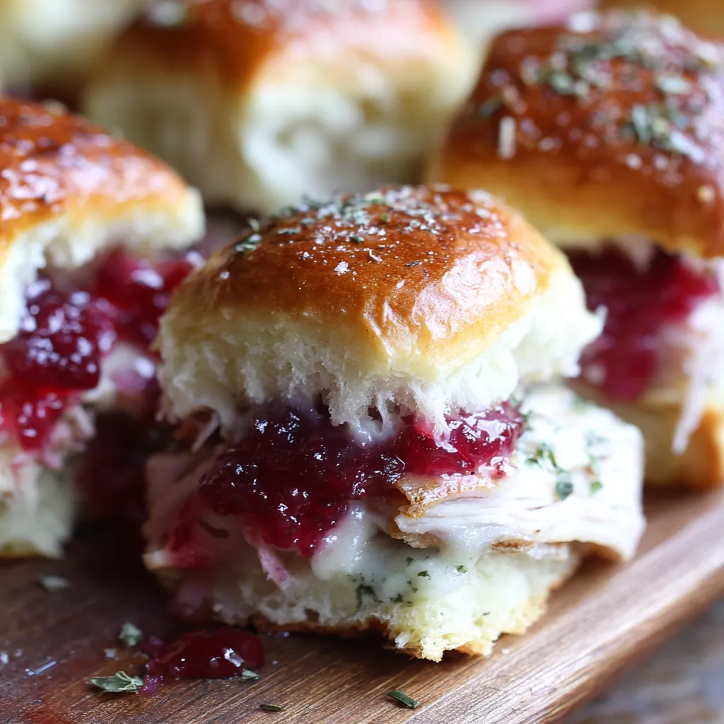 Turkey Cranberry Sliders