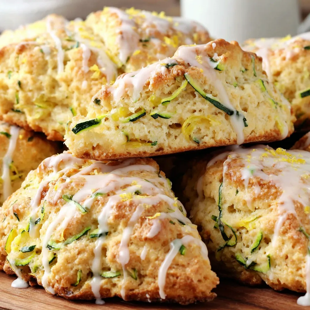 Lemon Zucchini Scones
