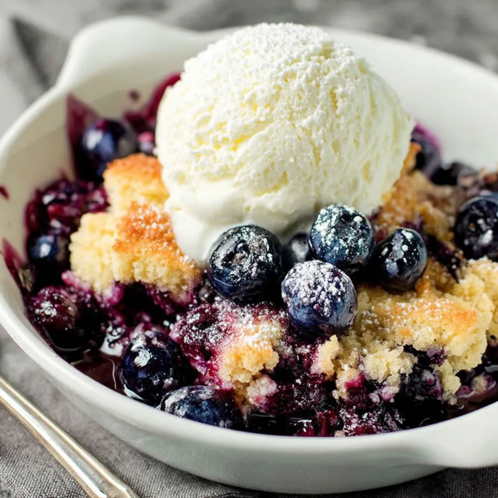 Southern Blueberry Cobbler