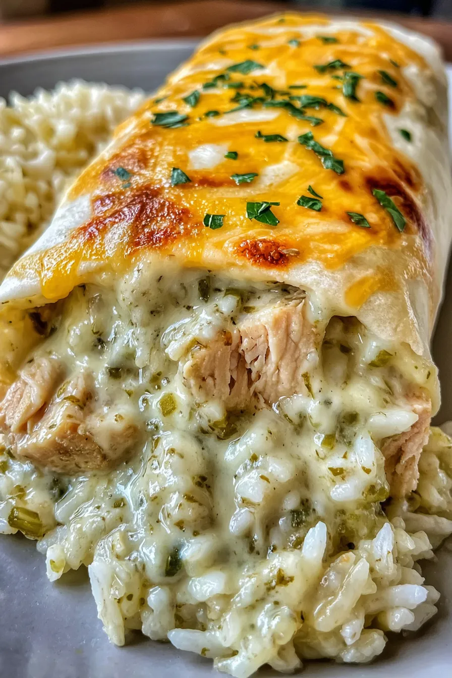 Stack of golden seared burritos