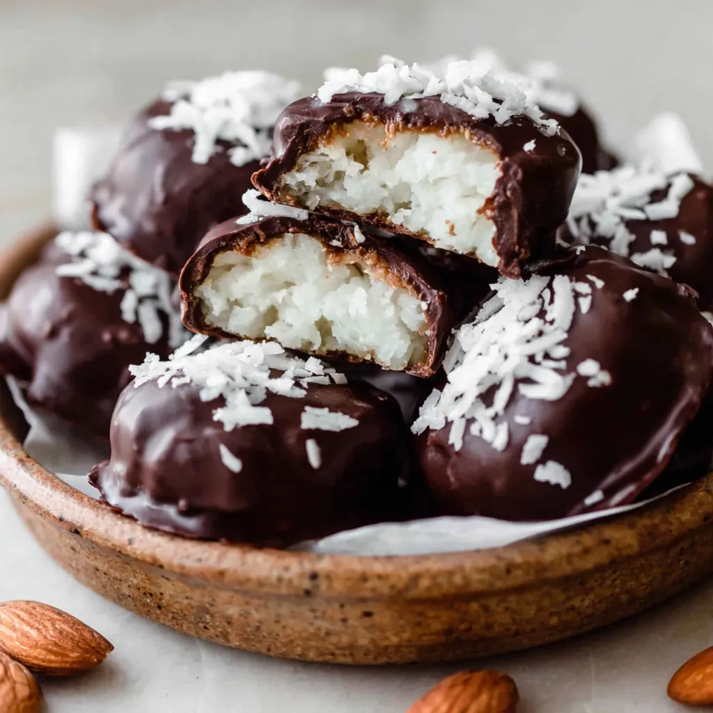 Homemade Almond Joys