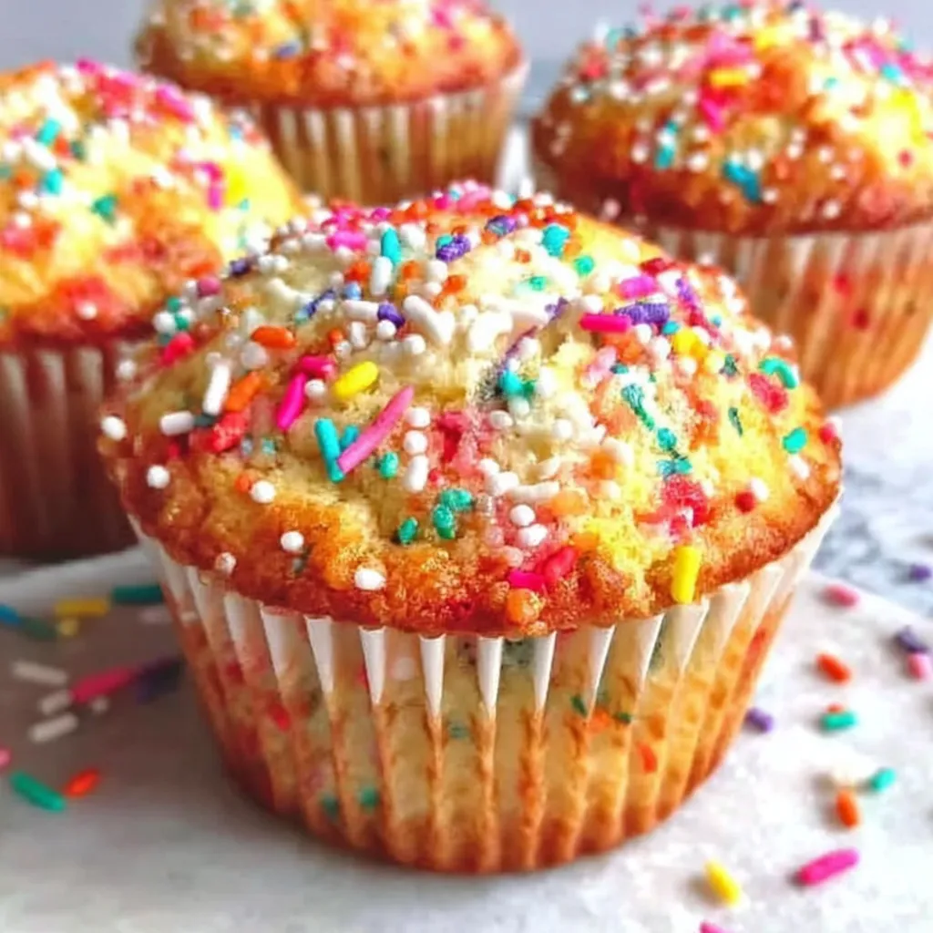 Feastu's Classic Funfetti Muffins