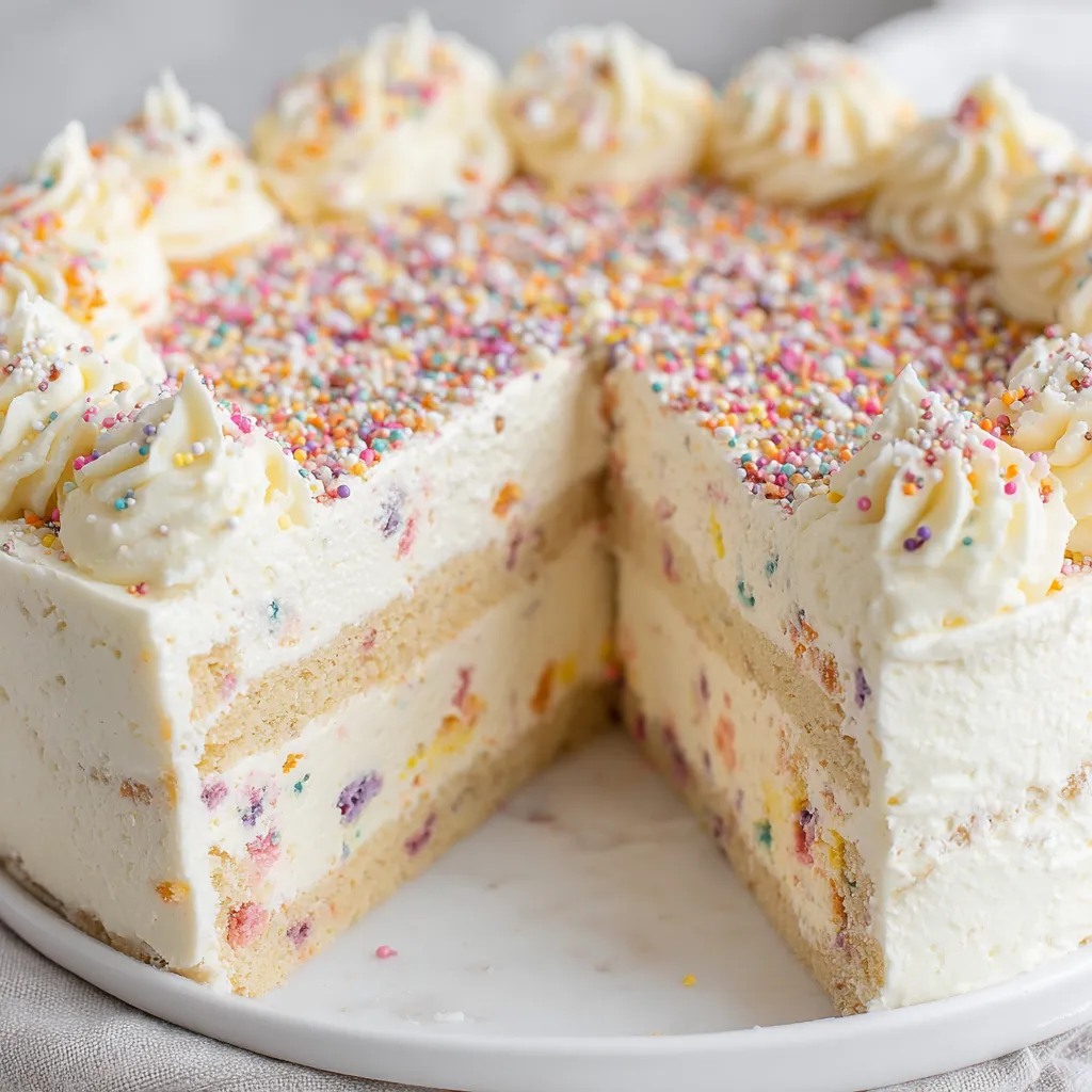 Funfetti Icebox Cake