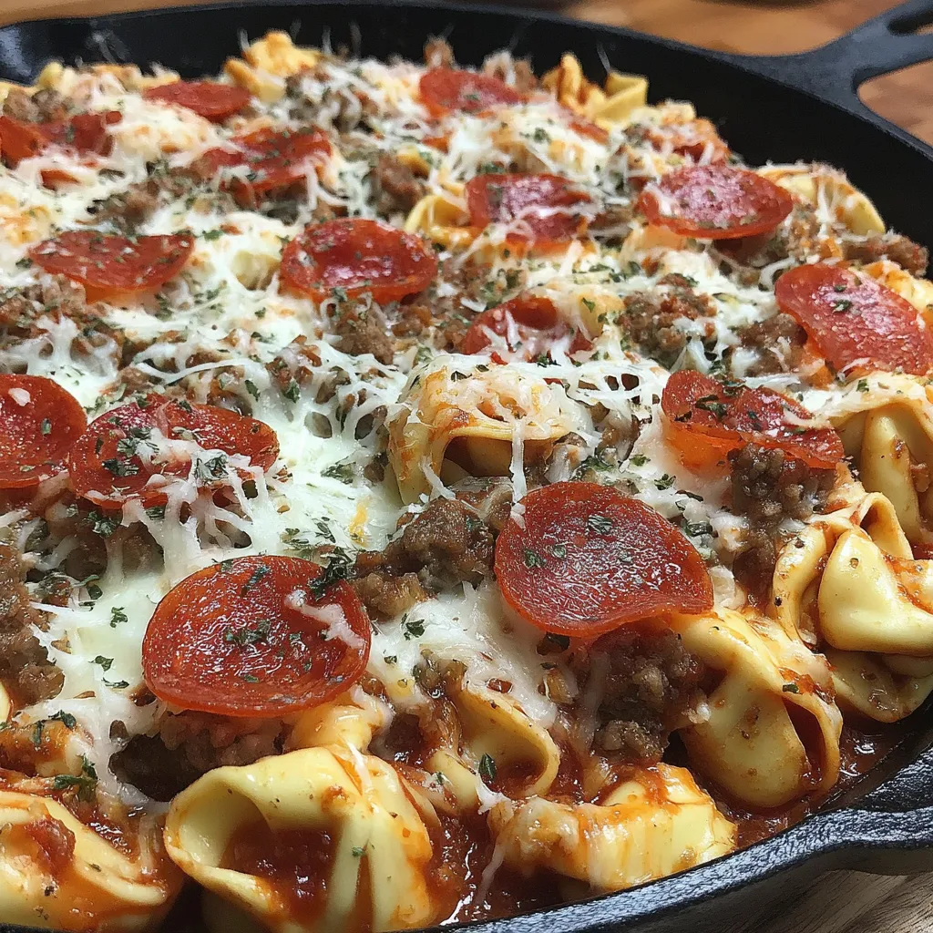 Pizza Tortellini Skillet