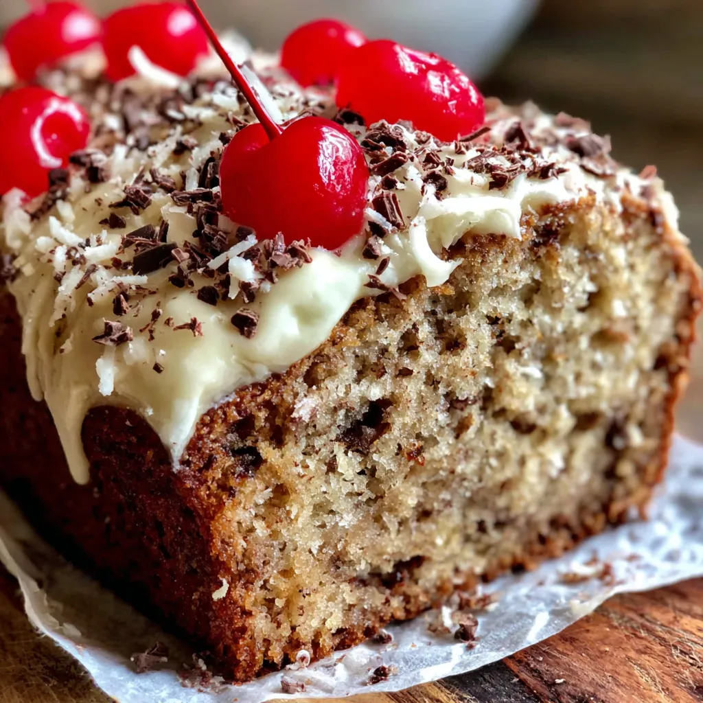 Rebel Float Frosted Banana Bread
