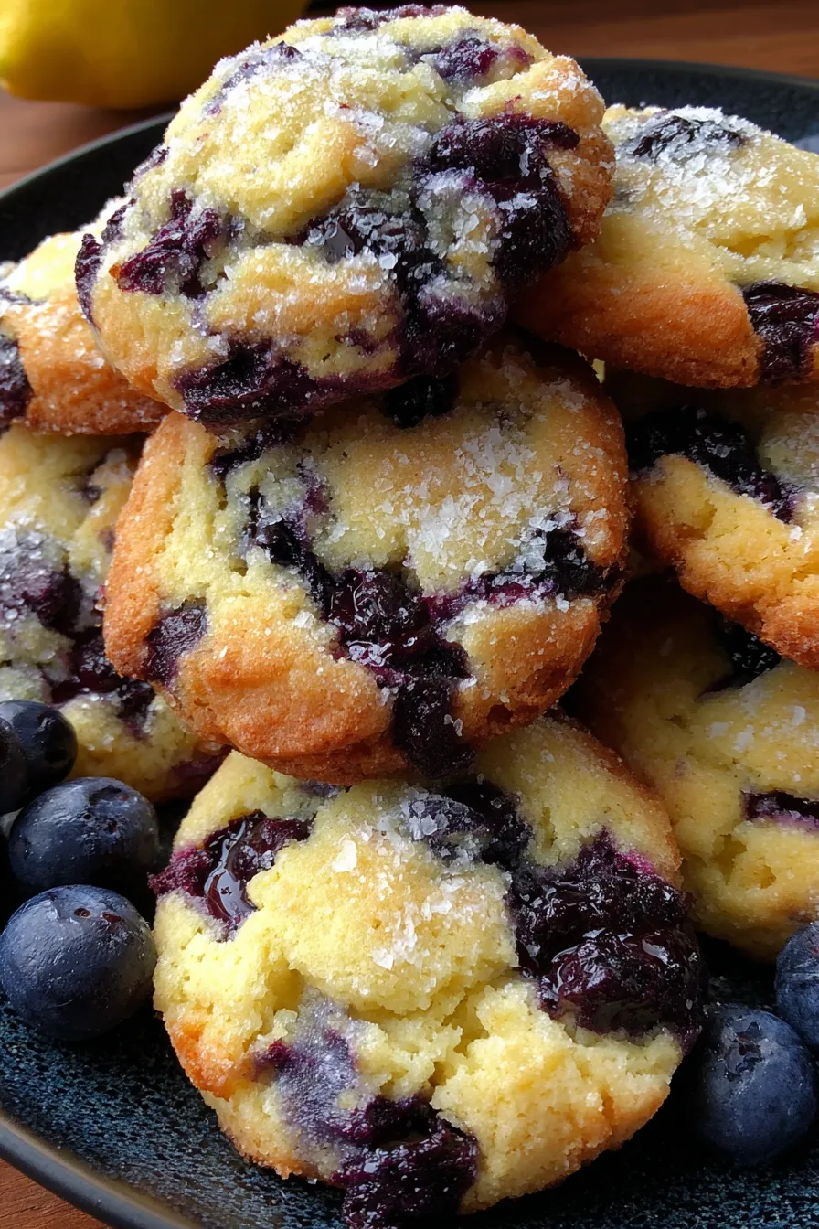 Close-up of a split cookie showing jam swirl and tender crumb