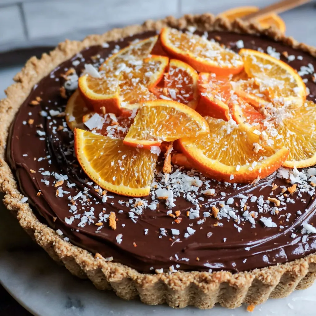 The Best Chocolate Orange Tart
