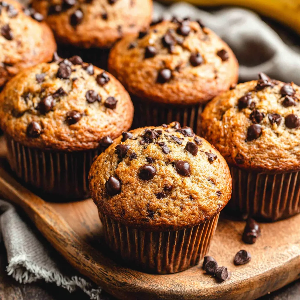 Banana Chocolate Chip Muffins