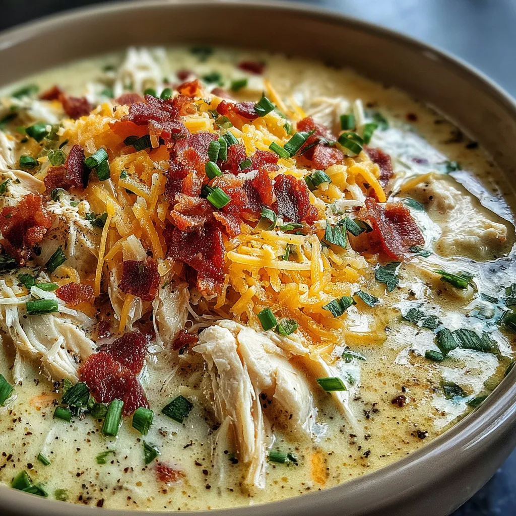 Creamy Chicken Bacon Soup