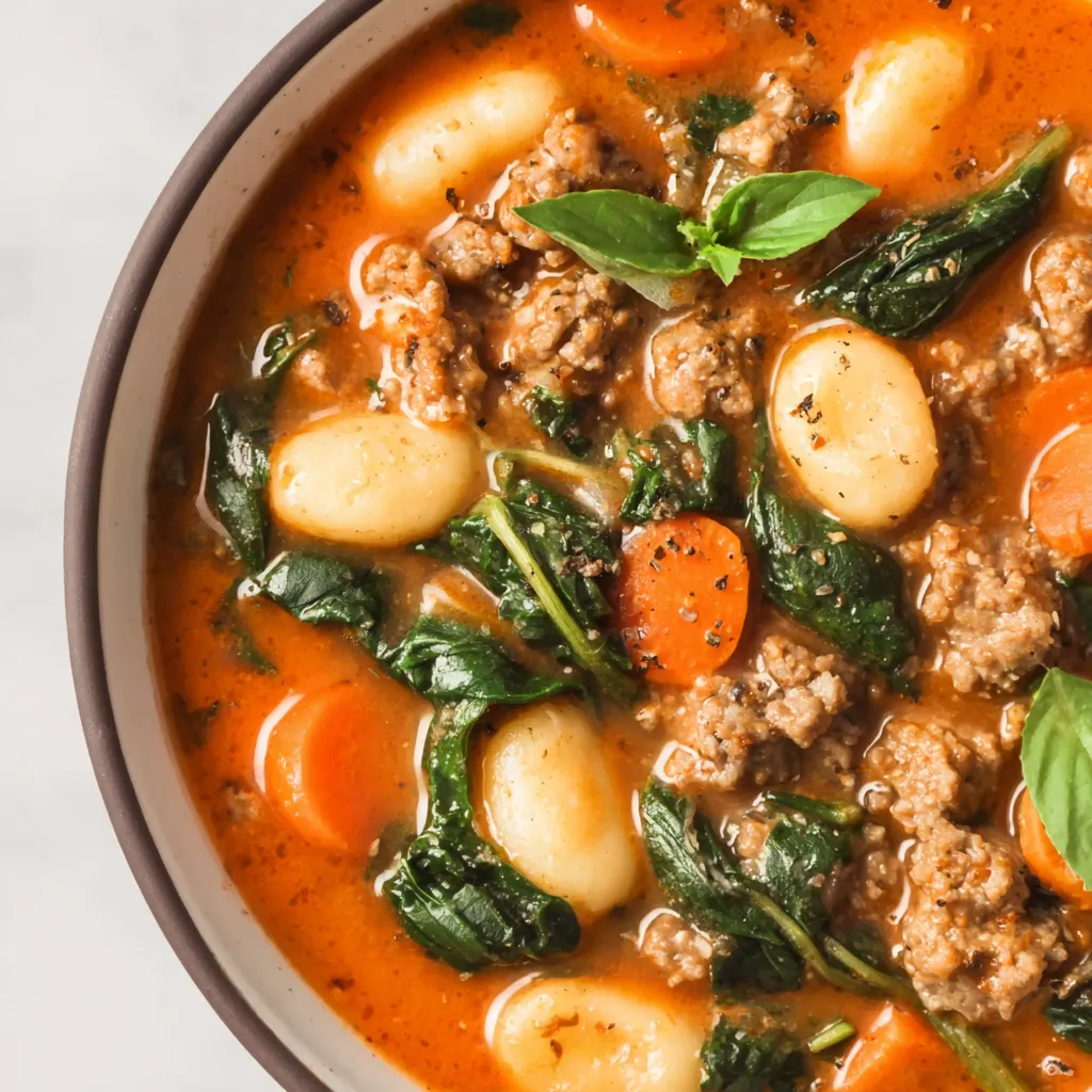 Sausage Gnocchi Soup
