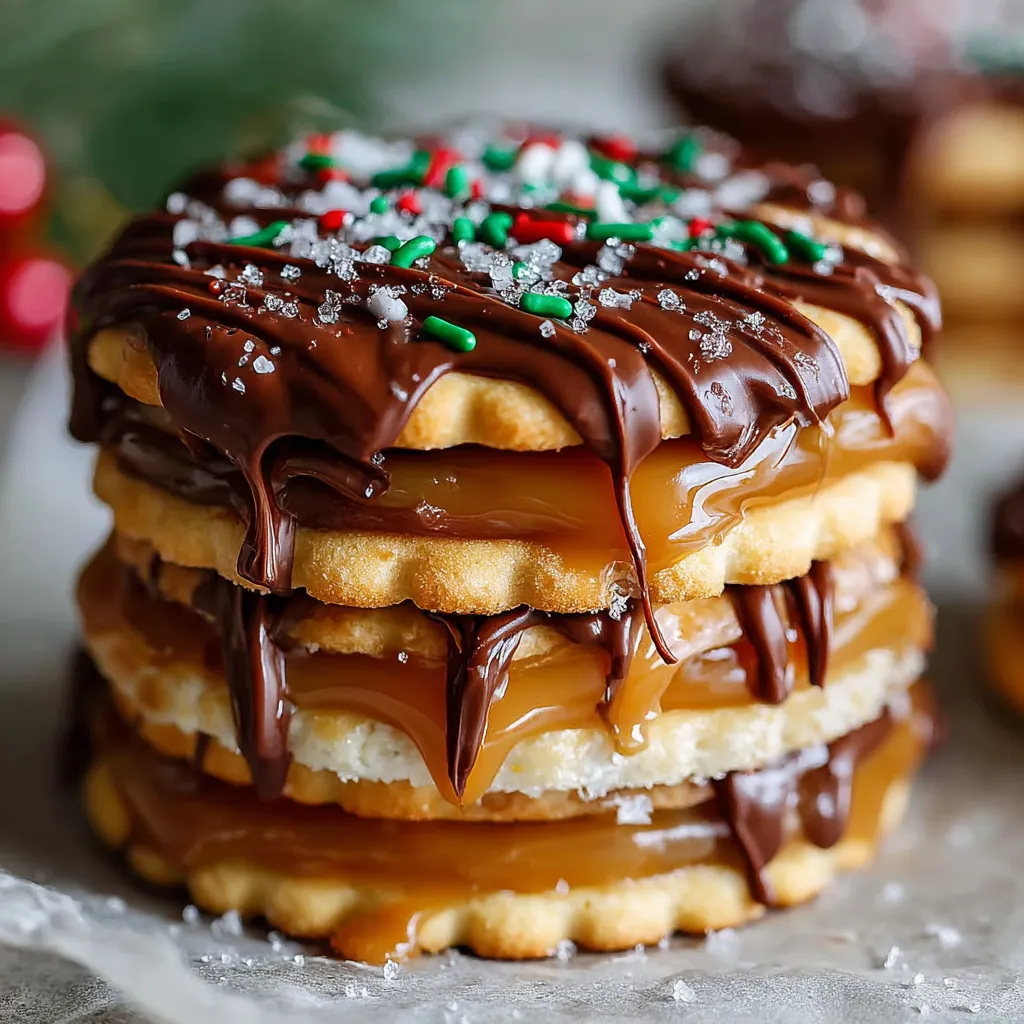 Decadent Caramel Ritz Cracker Christmas Cookies to Savor