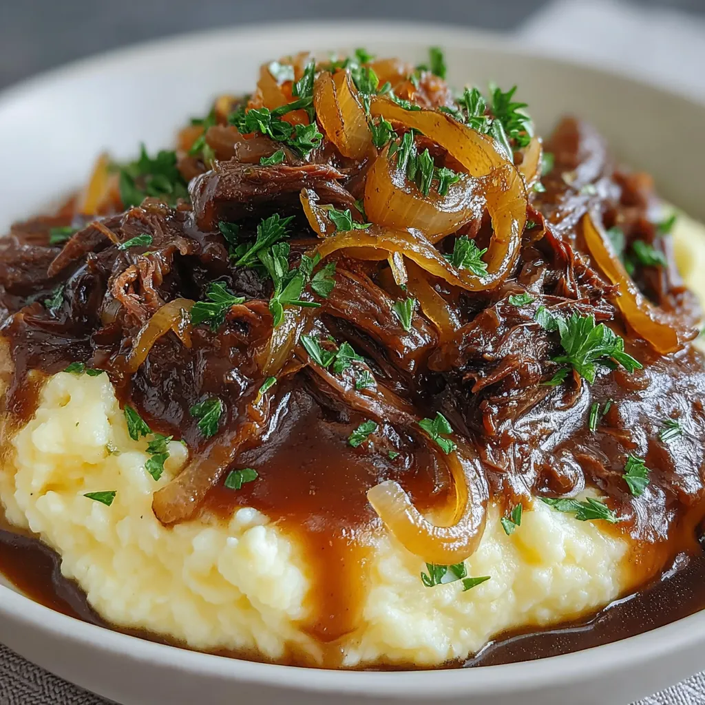 Slow Cooker French Onion Pot Roast