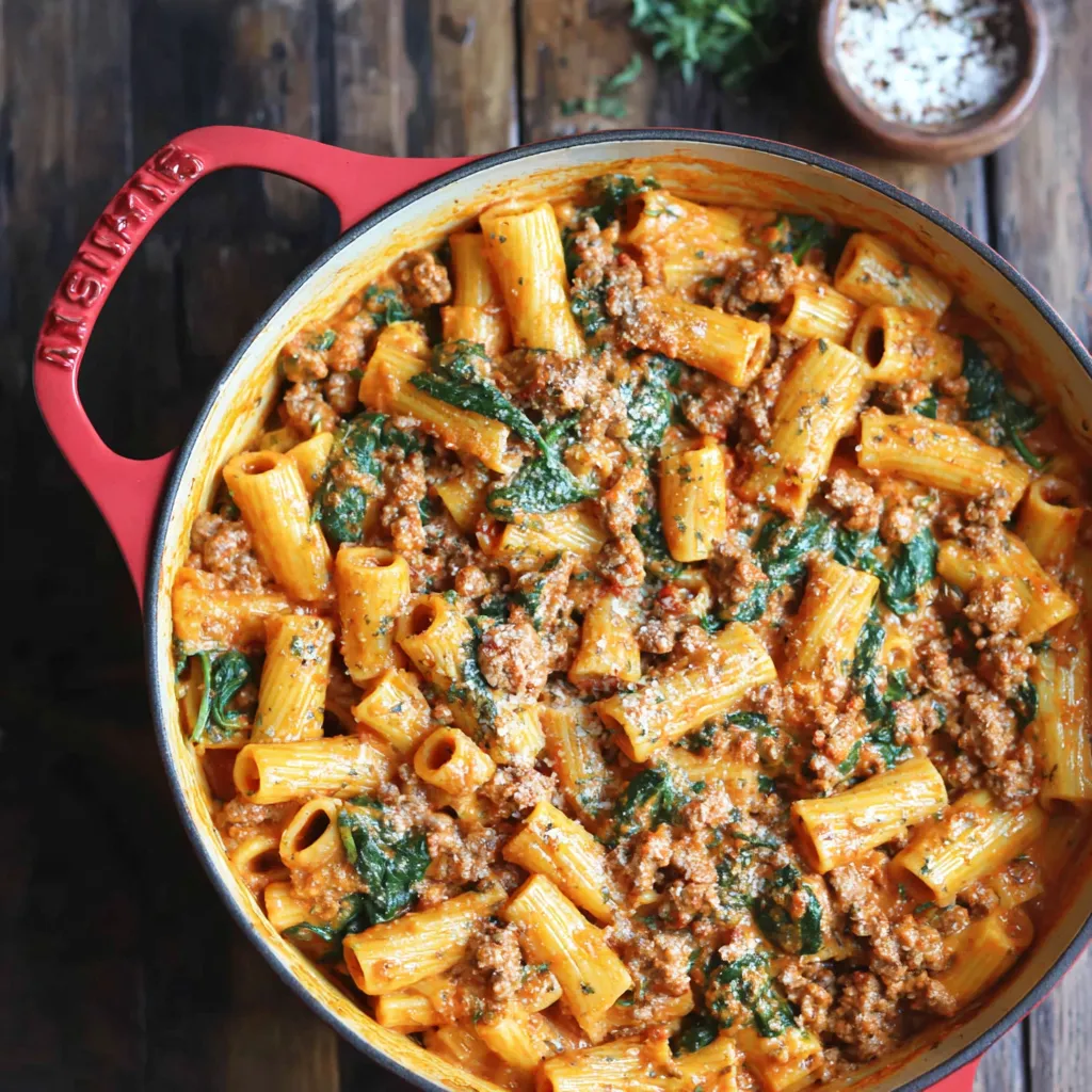 Creamy Sausage Rigatoni (One-Pan, 30-Minute Meal)