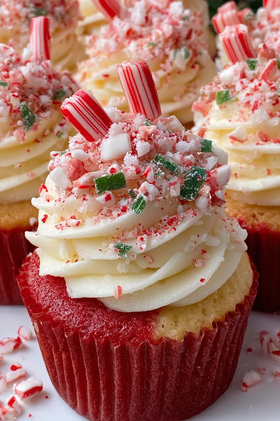 Baked cupcakes cooling on a rack