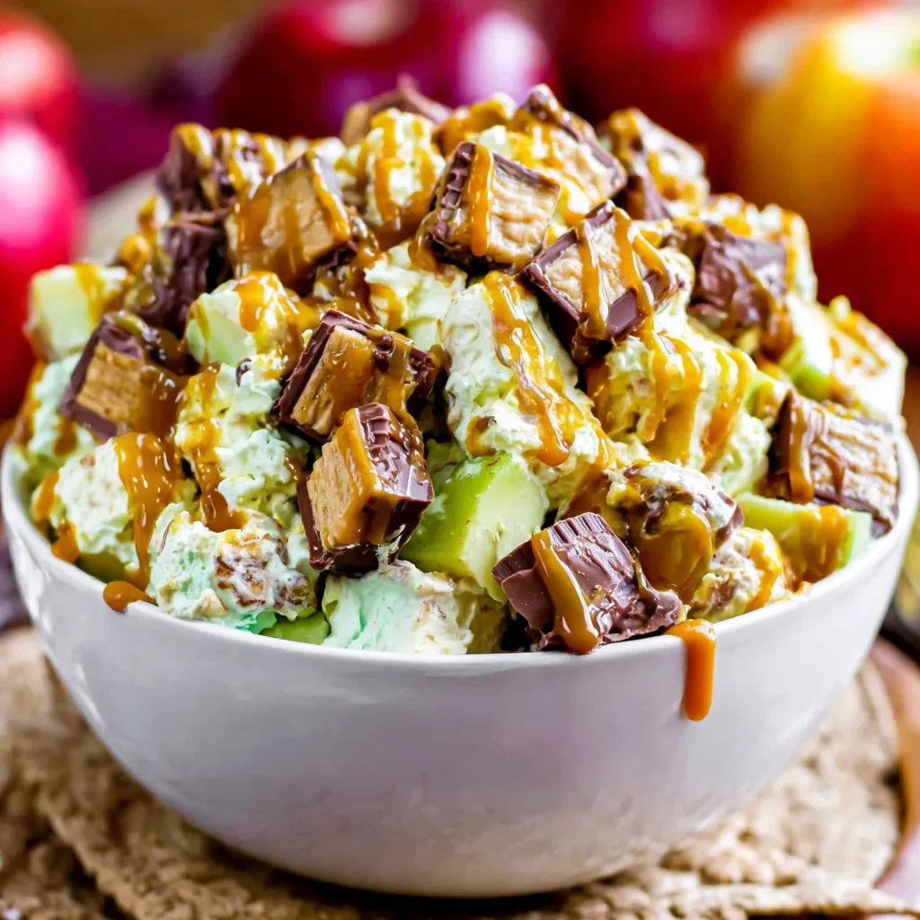Snickers Caramel Apple Salad