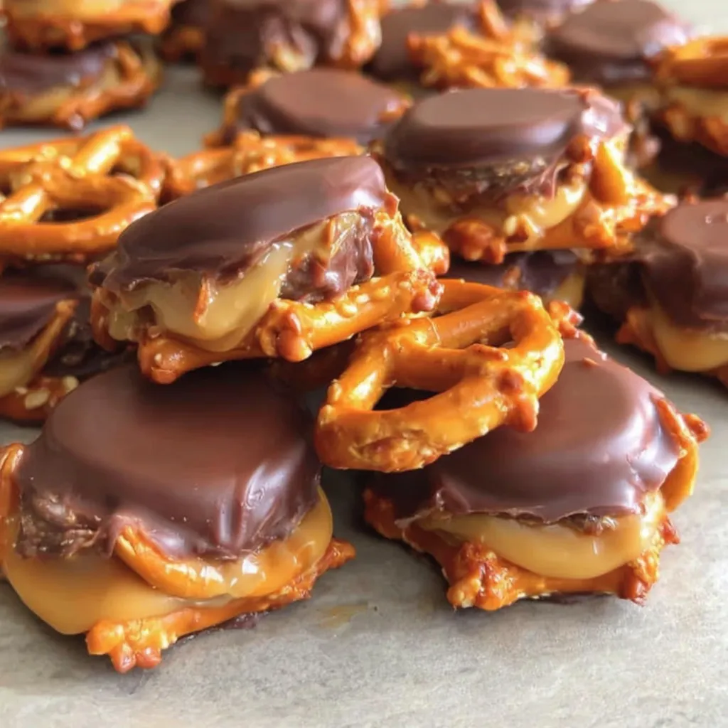 The Best Snickers Pretzel Bites