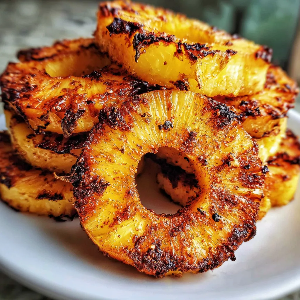Air Fryer Roasted Pineapple