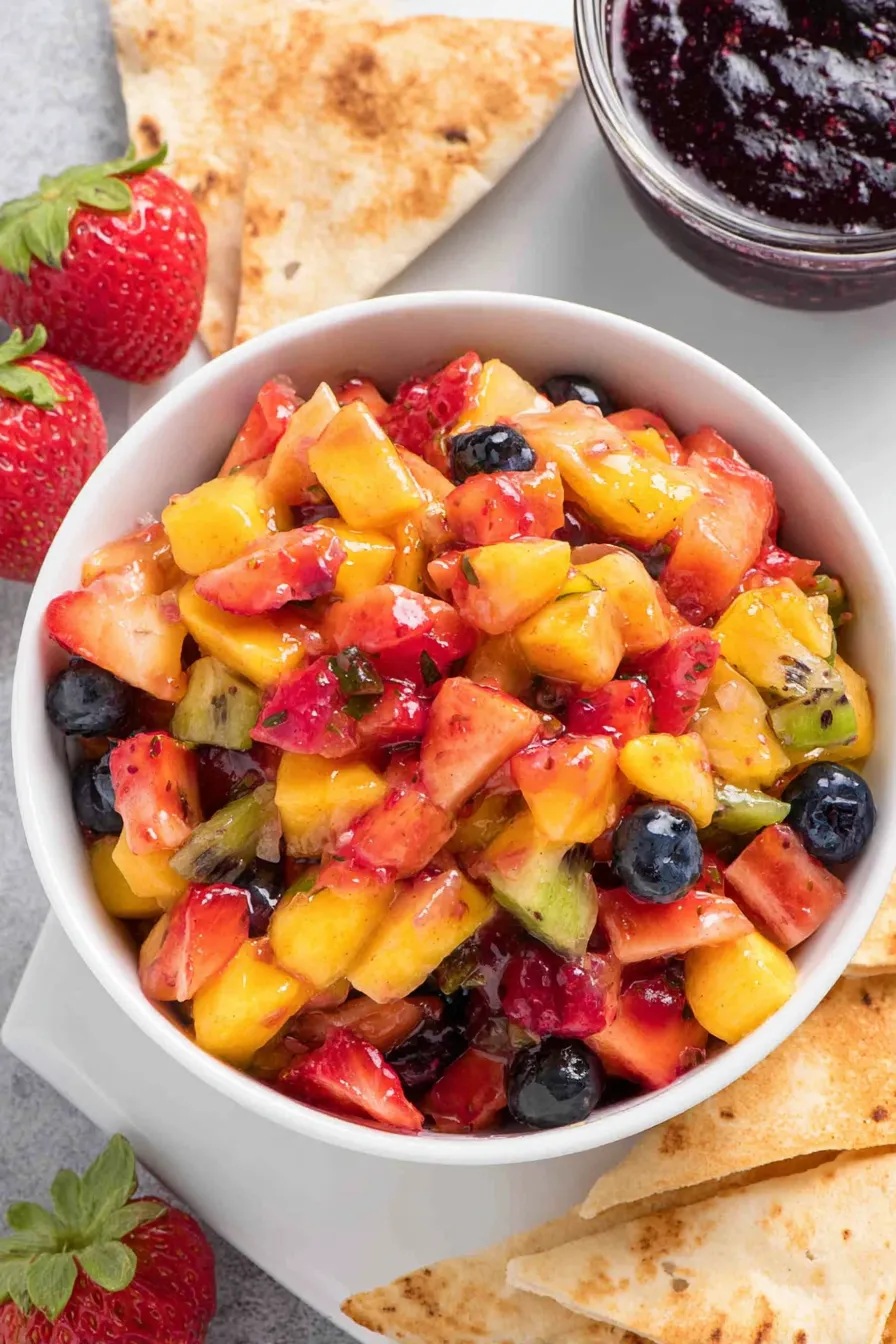 Close up of cinnamon sugar chips stacked