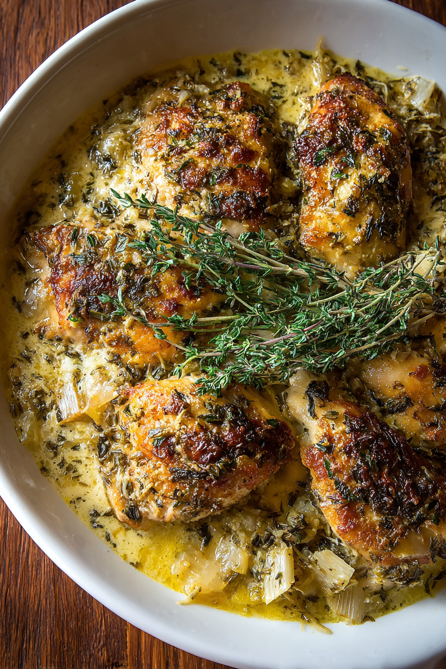 Close-up of golden breadcrumb and Parmesan topping