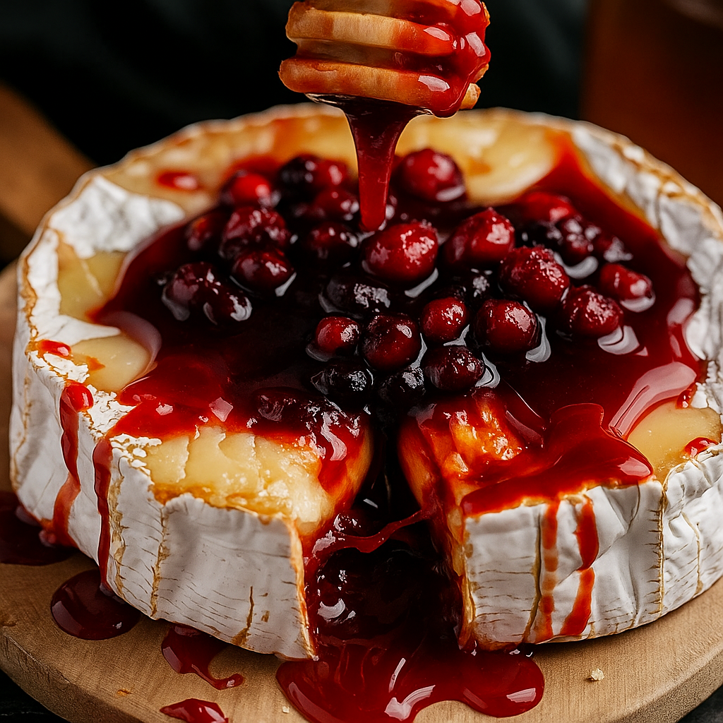 Halloween Bloody Baked Brie