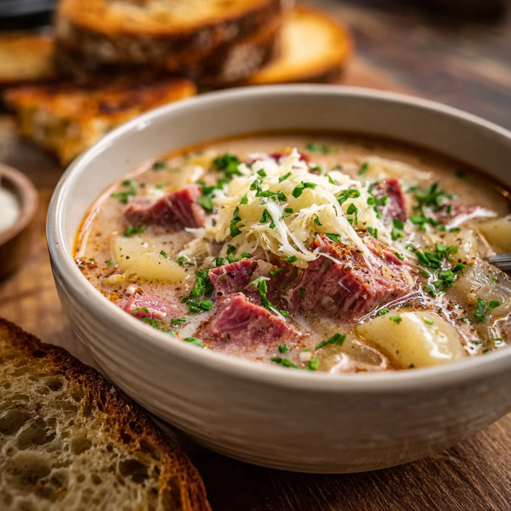 Irresistible Reuben Soup