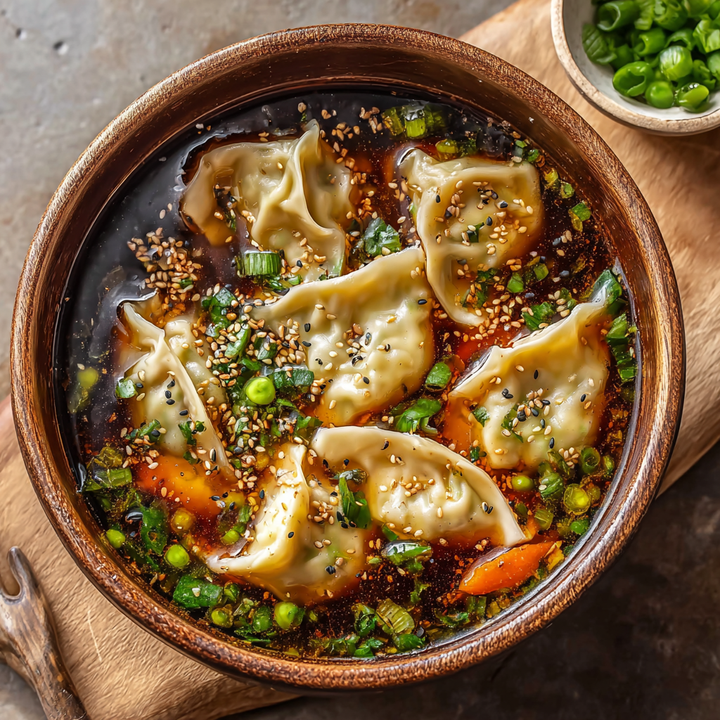 Comforting Potsticker Soup