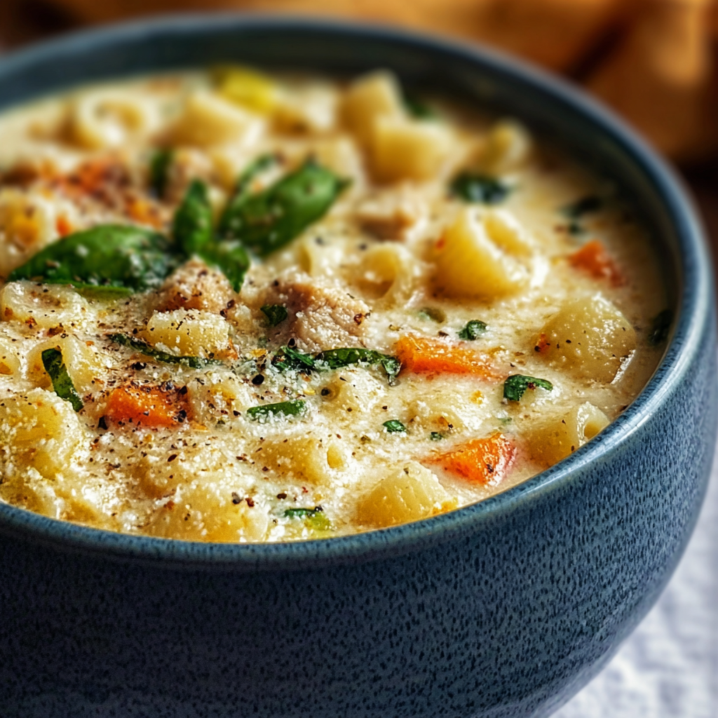 Hearty Creamy Ditalini Soup for Chilly Nights