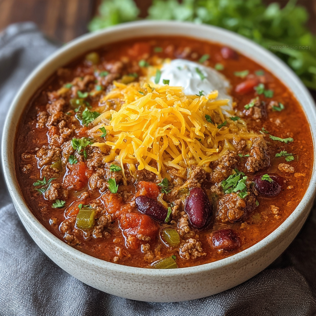 Delicious Homemade Chili