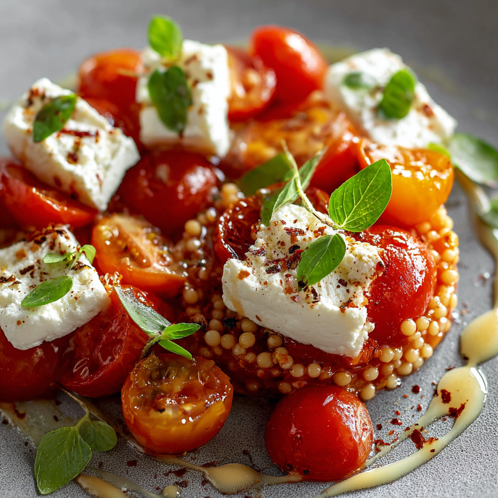 Boulgour au chèvre et tomates cerises