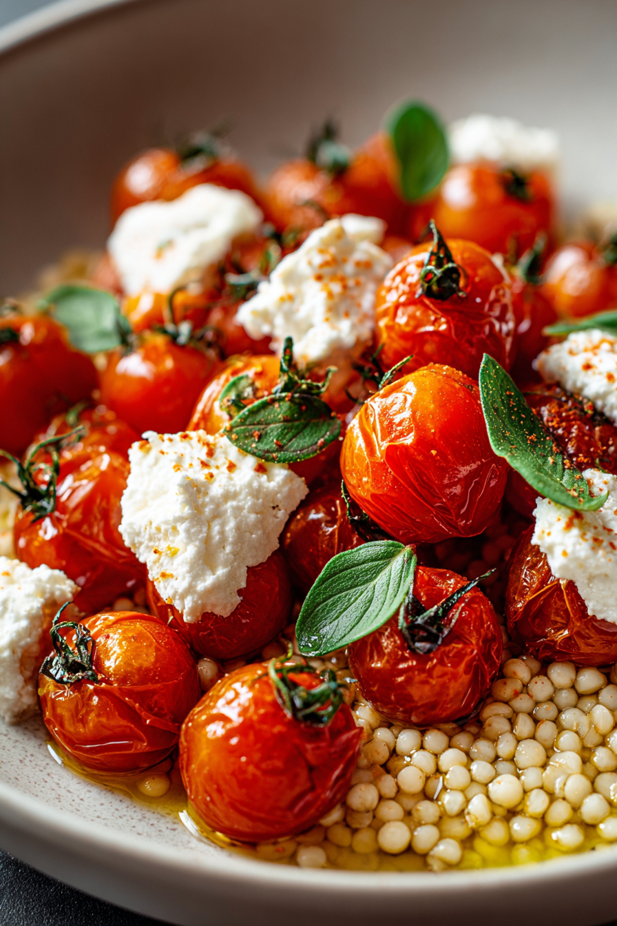 Bowl de boulgour au chèvre et tomates cerises