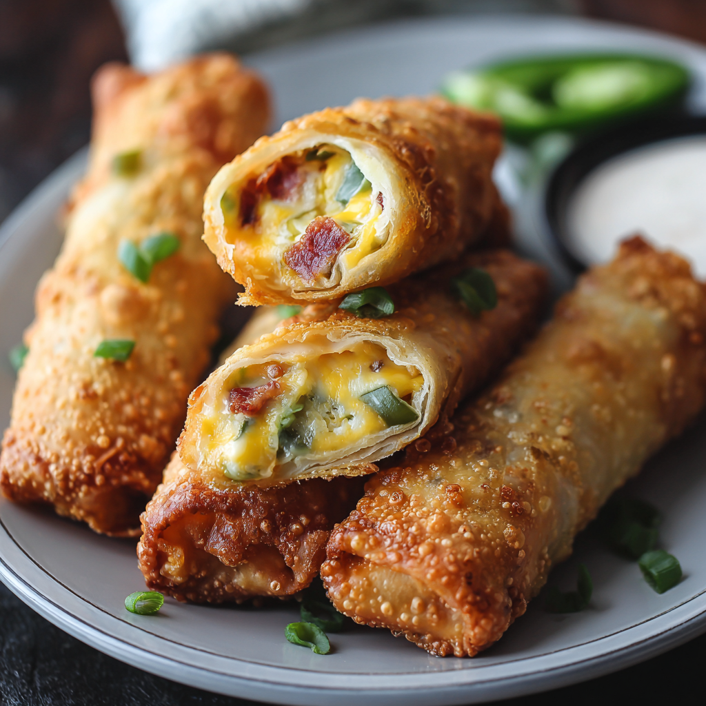 Jalapeño Popper Egg Rolls