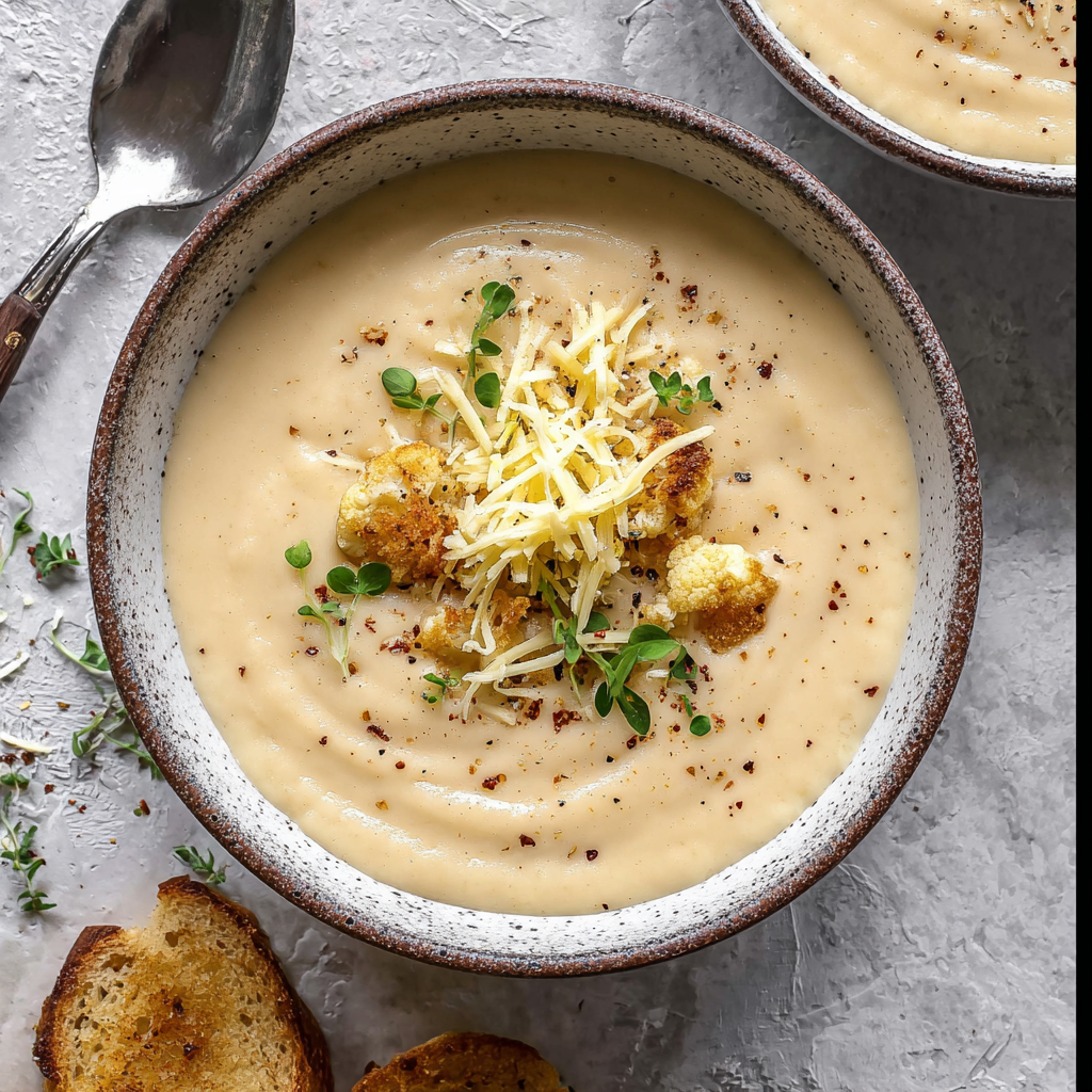 Steaming cauliflower in skillet