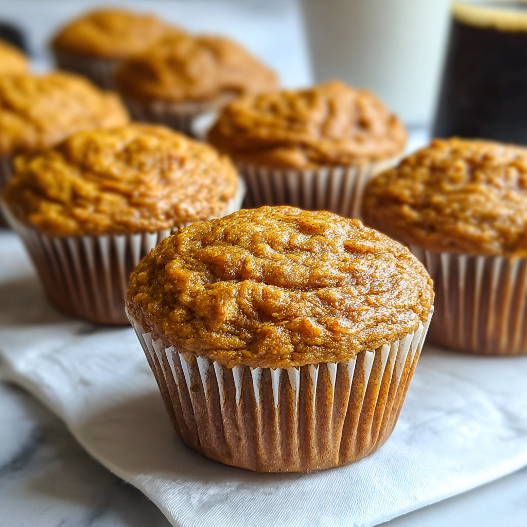 Healthy Greek Yogurt Pumpkin Muffins