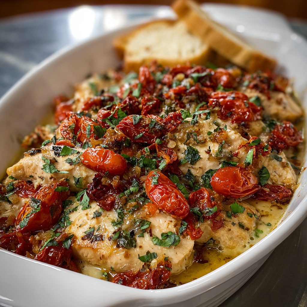 Bruschetta Chicken Casserole