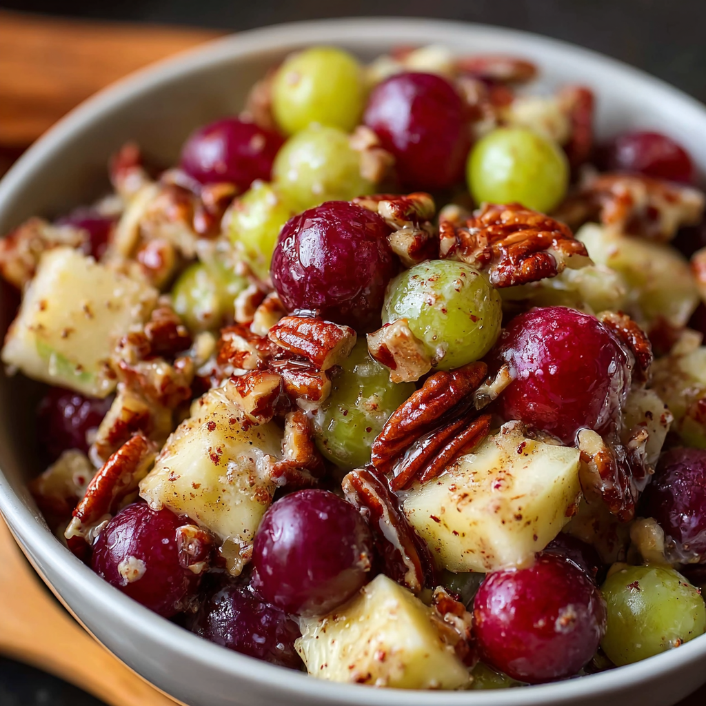 Cinnamon Apple Grape Salad