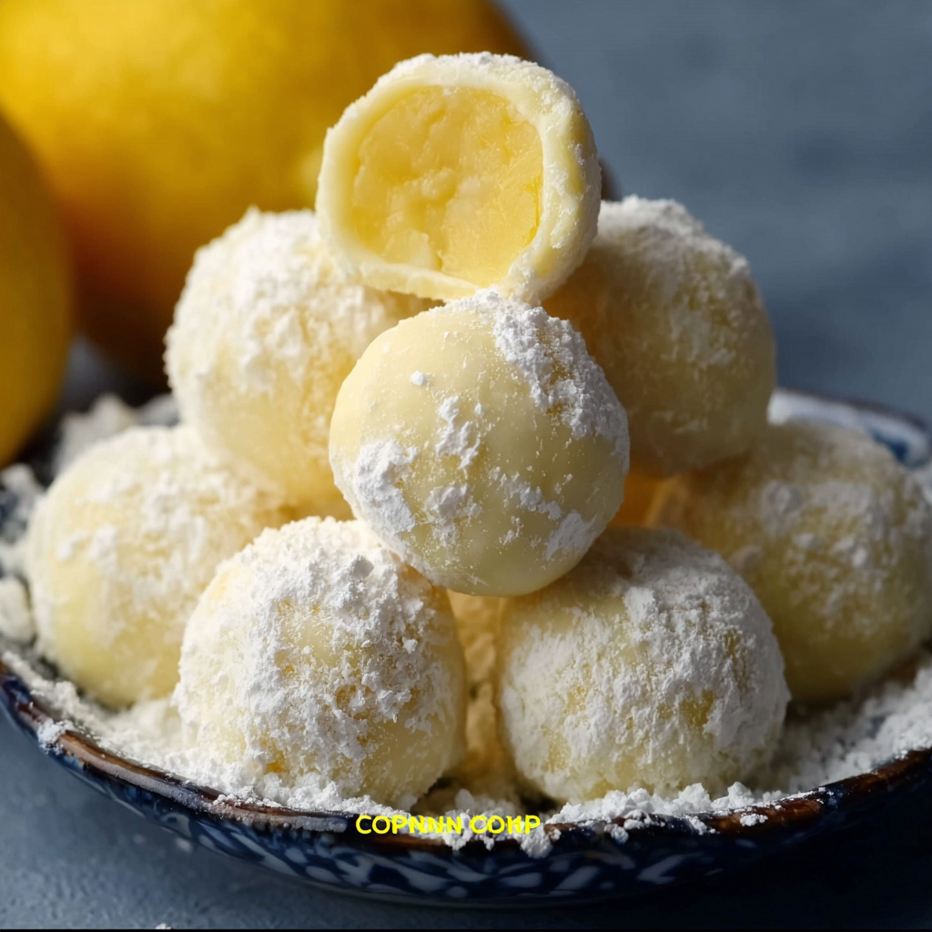 Truffles being rolled by hand