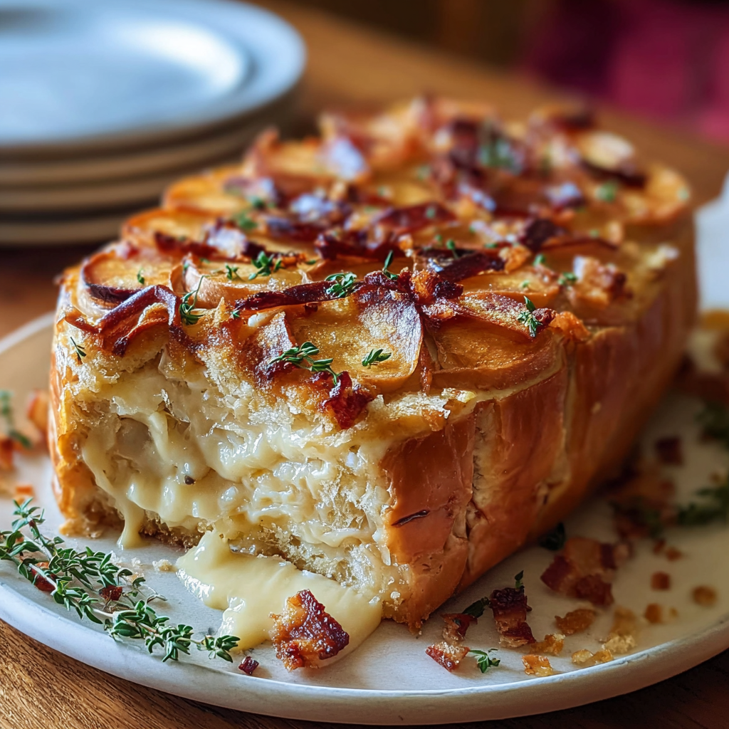 Cake Camembert & Lardons – Le Cake Rustique et Gourmand !