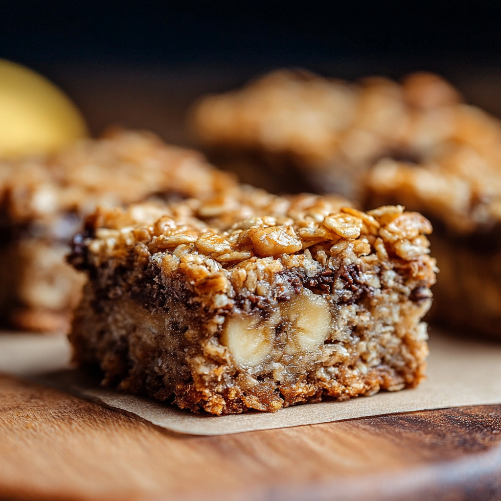 Banana Oatmeal Bars