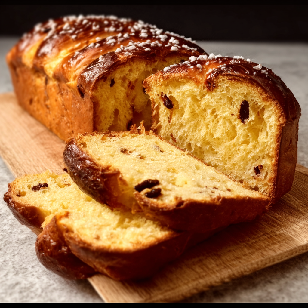 Tranches de brioche maison