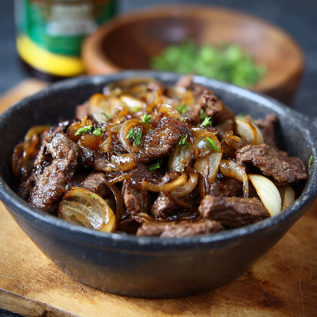 Bœuf Sauté aux Oignons